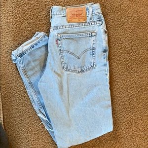 Levi 512 slim fit tapered leg jean 10 MIS M